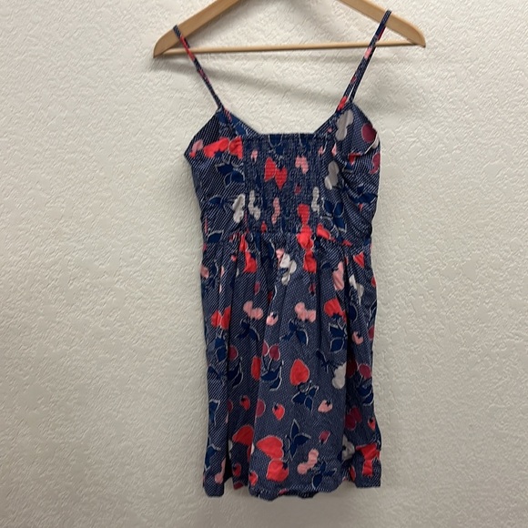 Urban Outfitters Cooperative Cherry Polka Dot Sleeveless Mini Dress S - Picture 5 of 6